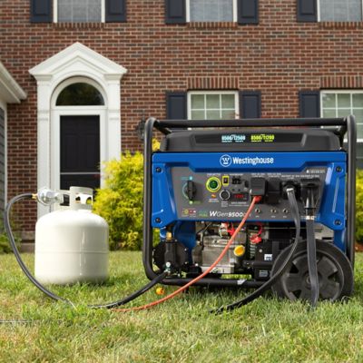 Image showing  12,500/9,500-Watt Dual-Fuel Portable Generator, Gas/Propane, CO Sensor
