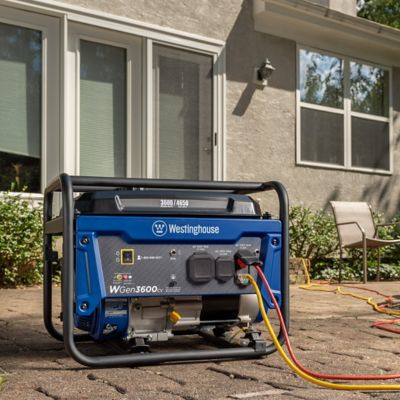 Image showing  4,650/3,600-Watt Gasoline Powered Portable Generator, RV-Ready Outlet with CO Sensor