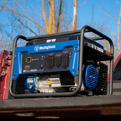 Image showing  4,650/3,600-Watt Gasoline Powered Portable Generator, RV-Ready Outlet with CO Sensor