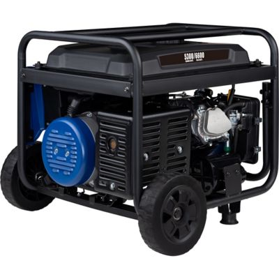 Image showing 7 th Westinghouse 6,600/5,300-Watt Gasoline Powered Portable Generator, Electric Start, CO Sensor