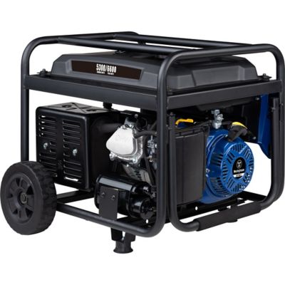 Image showing 8 th Westinghouse 6,600/5,300-Watt Gasoline Powered Portable Generator, Electric Start, CO Sensor