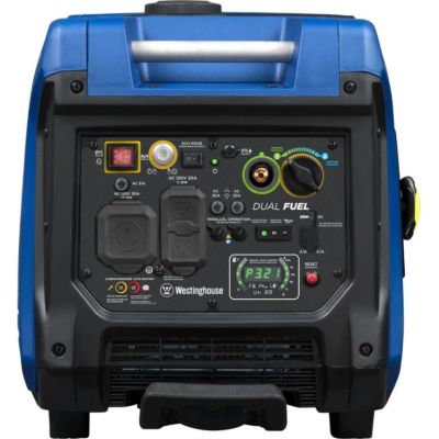 Image showing  5,000/3,900-Watt Dual-Fuel Portable Inverter Generator, CO Sensor