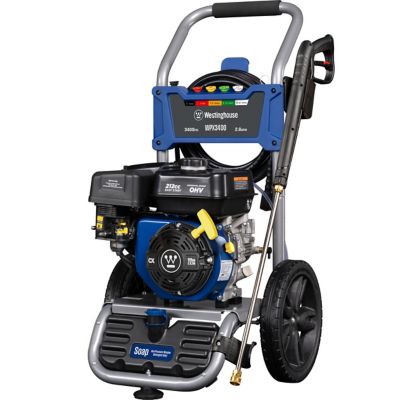 Image showing  3,400 PSI 2.6 GPM Gas Cold Water Pressure Washer with 5 Nozzles and Soap Tank