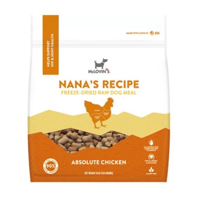 McLovin's Freeze Dried Nana's Recipe Dog Meal 16 oz