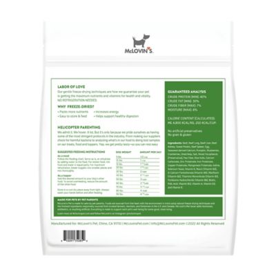 Image showing  All Life Stages Butcher's Recipe Freeze-Dried Raw Dog Food