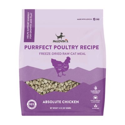 McLovin's Freeze Dried Purrfect Poultry Recipe Cat Meal 14 oz.