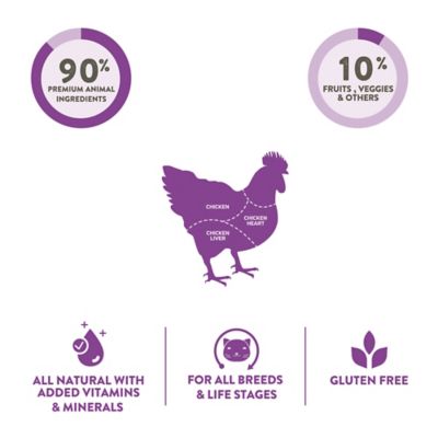 Image showing  All Life Stages Freeze-Dried Purrfect Poultry Recipe Dry Cat Food, 14 oz. Bag