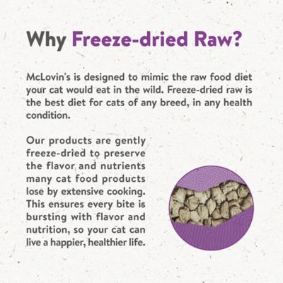 Image showing  All Life Stages Freeze-Dried Purrfect Poultry Recipe Dry Cat Food, 14 oz. Bag