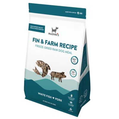 Image showing  All Life Stages Fin and Farm Recipe Freed-Dried Raw Dog Meal