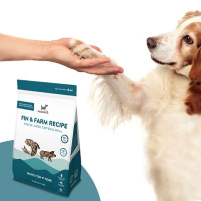 Image showing  All Life Stages Fin and Farm Recipe Freed-Dried Raw Dog Meal