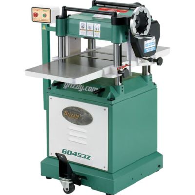 Grizzly G0453Z-15 in. 3 HP Planer With Spiral Cutt