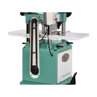 Image showing 6 th Grizzly G0453Z-15 in. 3 HP Planer With Spiral Cutt