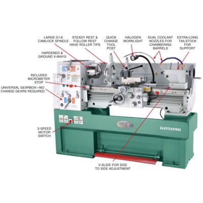 Image showing  G0509G-16 in. x 40 in. 3-Phase Gunsmithing Me, G0509G
