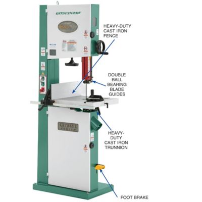 Image showing  G0513x2Bf-17 in. 2 HP Extreme-Series Bands, G0513X2BF