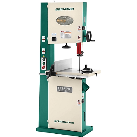 Grizzly G0514x2B-19 in. 3 HP Extreme-Series Bandsaw, G0514X2B