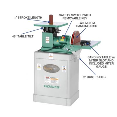 Image showing  G0529-1 HP Oscillating Spindle / 12 in. Di