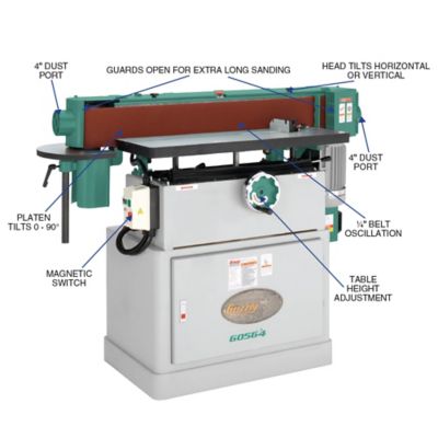 Image showing  G0564-6 in. x 108 in. Oscillating Edge Sande