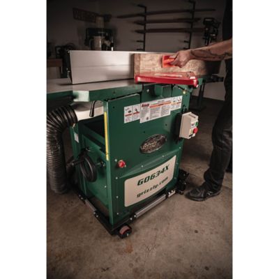 Image showing 6 th Grizzly G0634x 12 in. 5 HP Planer/Jointer With V-H