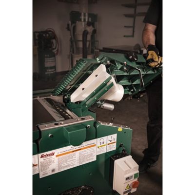Image showing 9 th Grizzly G0634x 12 in. 5 HP Planer/Jointer With V-H
