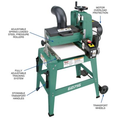 Image showing  G0716-10 in. 1 HP Drum Sander