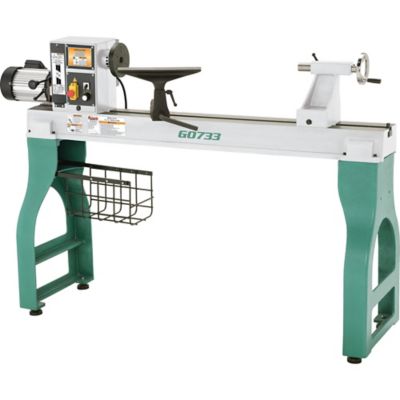 Grizzly G0733-18 in. x 47 in. Heavy-Duty Wood Lathe, G0733