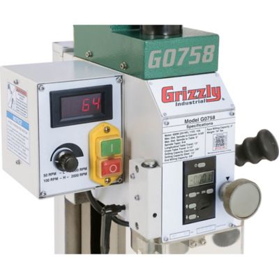 Image showing  6 in. Swing 950-Speed 3/4 HP Mill/Drill, 6 in. x 20 in.