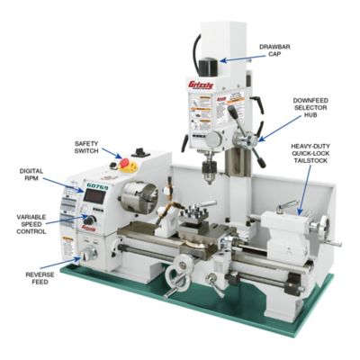 Image showing  G0769-8 in. x 16 in. Variable-Speed Combination, G0769