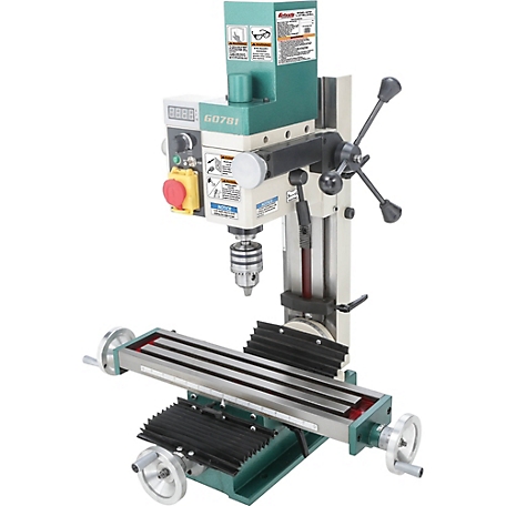Grizzly G0781-4 in. x 18 in. 3/4 HP Mill/Drill, G0781