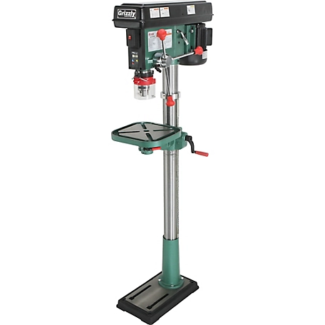 Grizzly G0794-14 in. Floor Drill Press with Laser, G0794