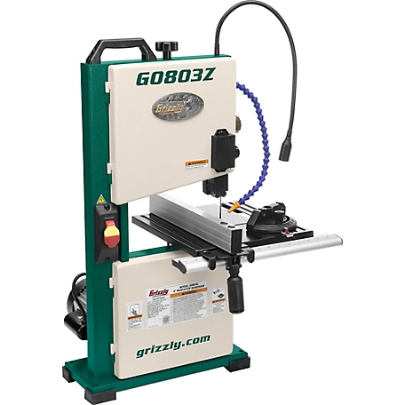 Grizzly G0803Z-9 in. Benchtop Bandsaw With Laser G, G0803Z