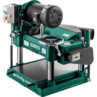 Grizzly G0815-15 in. 3 HP Heavy-Duty Planer, G0815