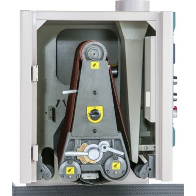 Image showing 7 th Grizzly G0819-15 in. 5 HP Open-End Wide-Belt Sander