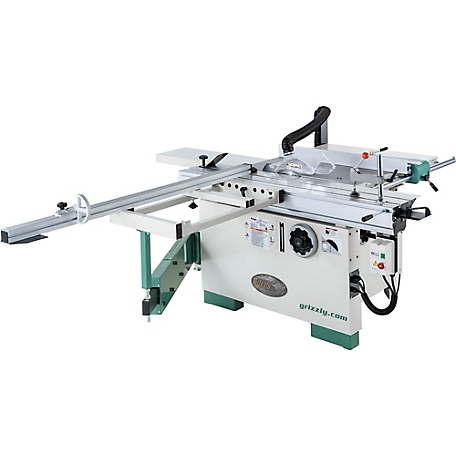 Grizzly G0820-12 in. 7-1/2 HP 3-Phase Compact Sliding Table Saw