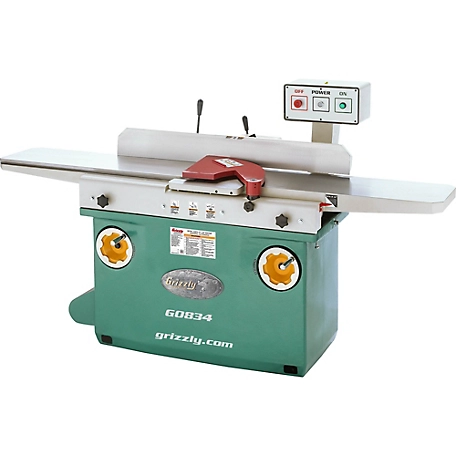 Grizzly G0834-12 in. x 84 in. Jointer with Spiral Cutter, G0834