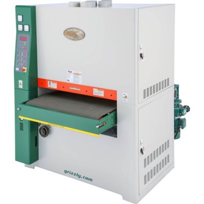 Grizzly G0866-37 in. 15 HP Wide-Belt Sander with I