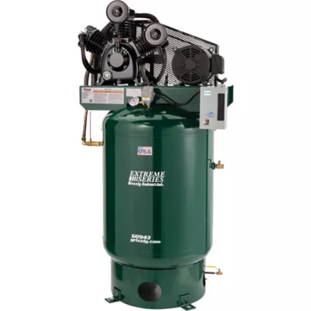 Grizzly G0943-120-Gallon 10 HP Extreme Series Ai Stationary Air Compressors