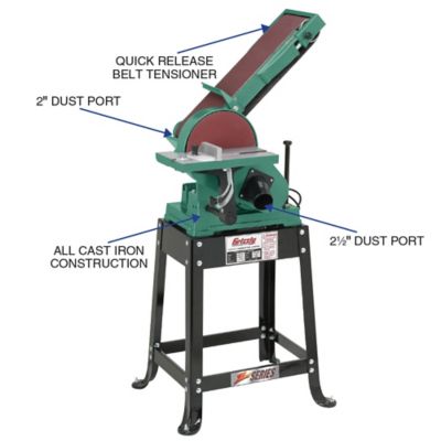 Image showing  G1014Z-6 in. x 48 in. Belt/9 in. Disc Z Series
