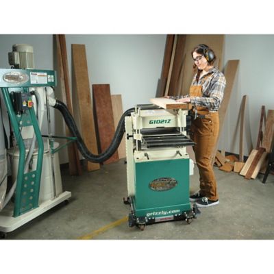 Image showing  G1021Z-15 in. 3 HP Planer with Cabinet Sta, G1021Z