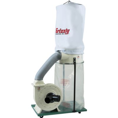 Grizzly G1029Z2P-2 HP Dust Collector with Alum