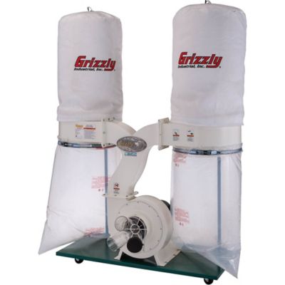 Grizzly G1030Z2P-3 HP Dust Collector with Alum