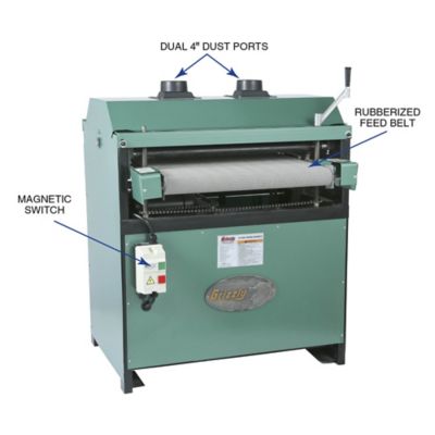 Image showing  G1066R-24 in. 5 HP Drum Sander