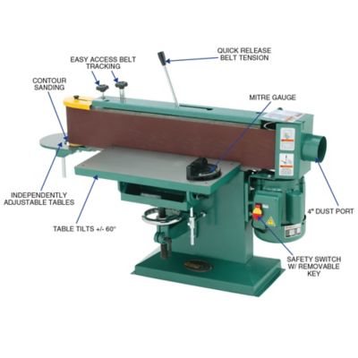 Image showing  G1531-6 in. x 80 in. Benchtop Edge Sander