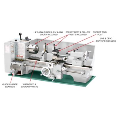 Image showing  G4000-9 in. x 19 in. Bench Lathe, G4000