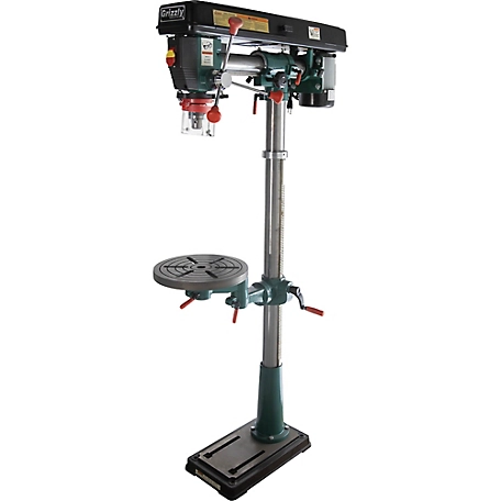 Grizzly G7946-34 in. Floor Radial Drill Press,