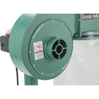 Image showing  G8027 1 hp 8A Dust Collector, 2.3 cu. ft. Capacity, 500 CFM