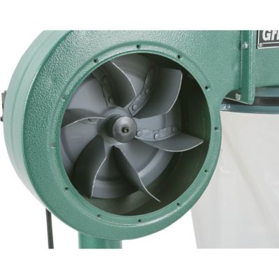 Image showing 5 th Grizzly 1 hp 8A Dust Collector, 2.3 cu. ft. Capacity, 500 CFM, G8027