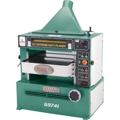 Grizzly G9741-24 in. 10 HP 3-Phase Extreme-Duty Planer
