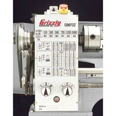 Image showing  G9972Z-11 in. x 26 in. Bench Lathe With Gear, G9972Z