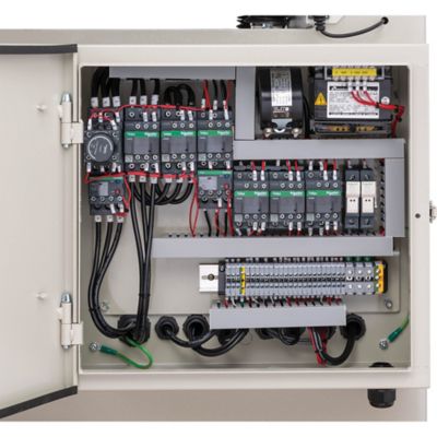 Image showing  H2934-37 in. 20 HP 3-Phase Double Head Wide