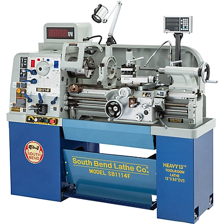South Bend SB1114F-13 in. x 30 in. Evs Lathe with Dro, SB1114F